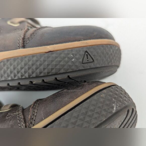 KEEN Destin Low Brown Leather Steel Toe EH Utility Safety work bootShoes Men 8.5 - Picture 12 of 13